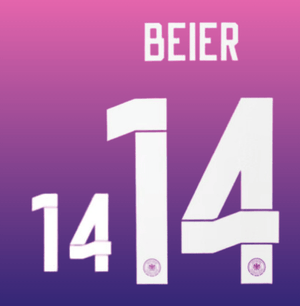 Original EURO 2024 DFB Deutschland Away Trikot - Flock - BEIER 14 - sportiger.de