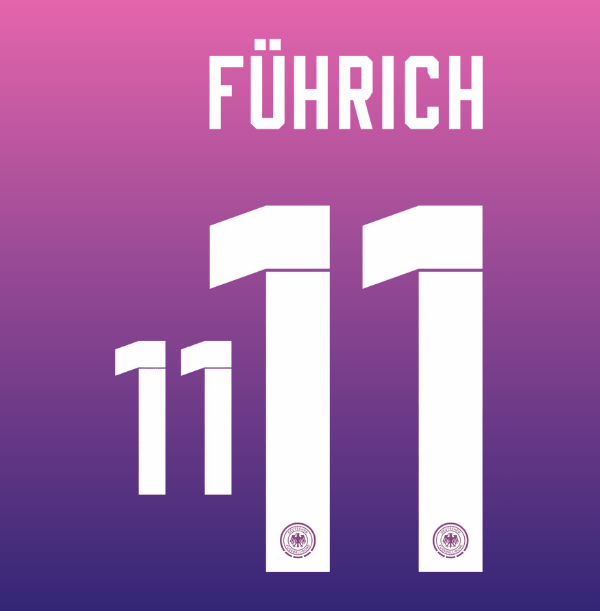 Original EURO 2024 DFB Deutschland Away Trikot - Flock - FÜHRICH 11 - sportiger.de