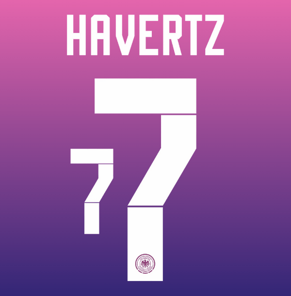 Original EURO 2024 DFB Deutschland Away Trikot - Flock - HAVERTZ 7 - sportiger.de