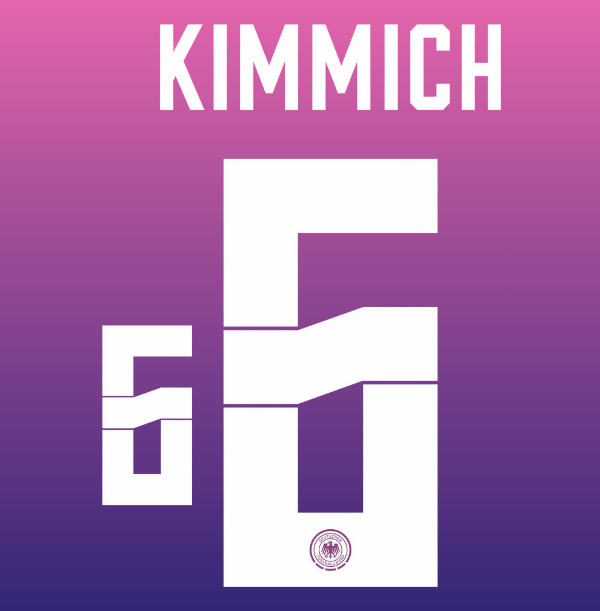 Original EURO 2024 DFB Deutschland Away Trikot - Flock - KIMMICH 6 - sportiger.de