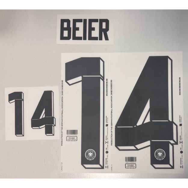 Original EURO 2024 DFB Deutschland Home Trikot - Flock - BEIER 14 - sportiger.de
