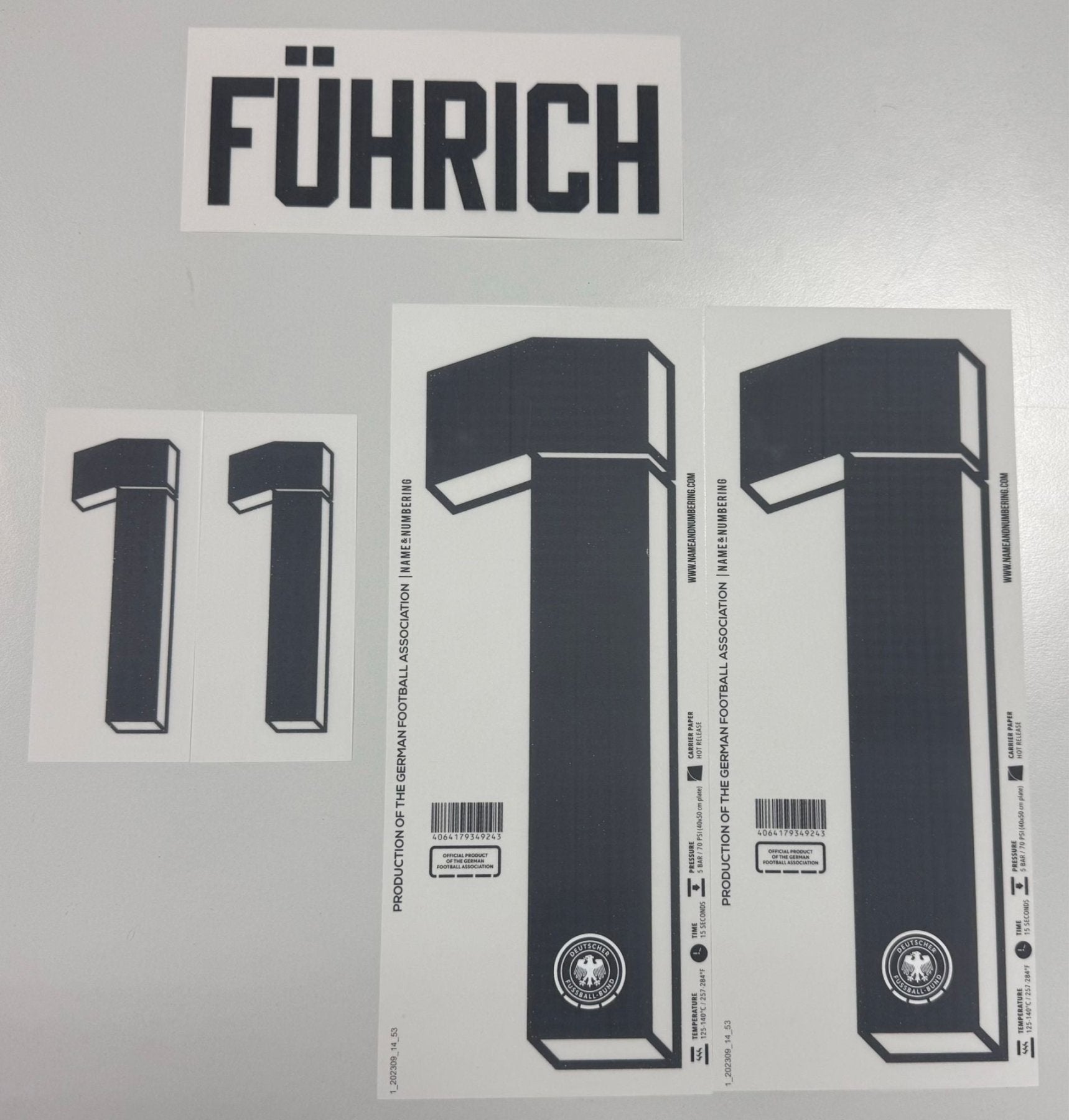 Original EURO 2024 DFB Deutschland Home Trikot - Flock - FÜHRICH 11 - sportiger.de