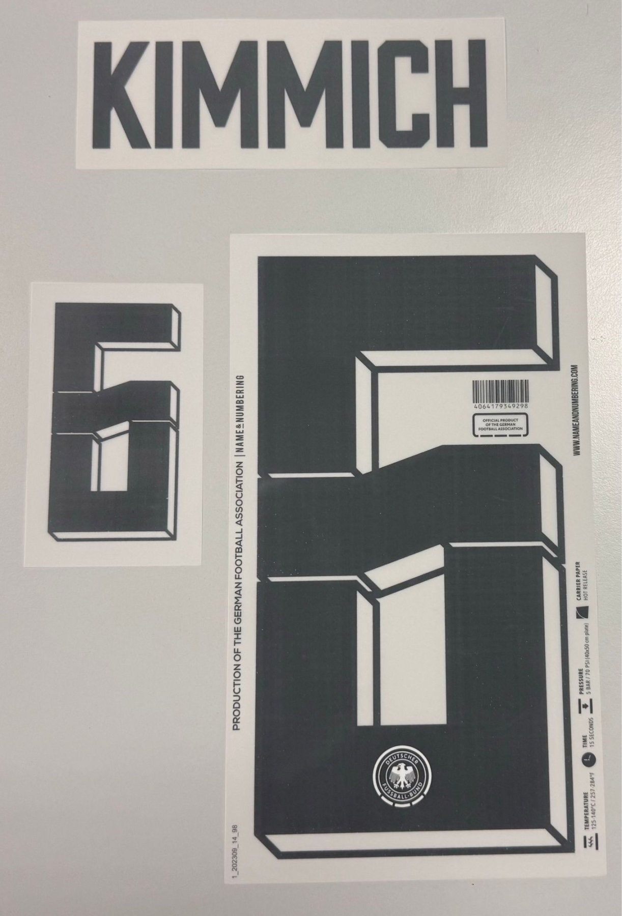 Original EURO 2024 DFB Deutschland Home Trikot - Flock - KIMMICH 6 - sportiger.de