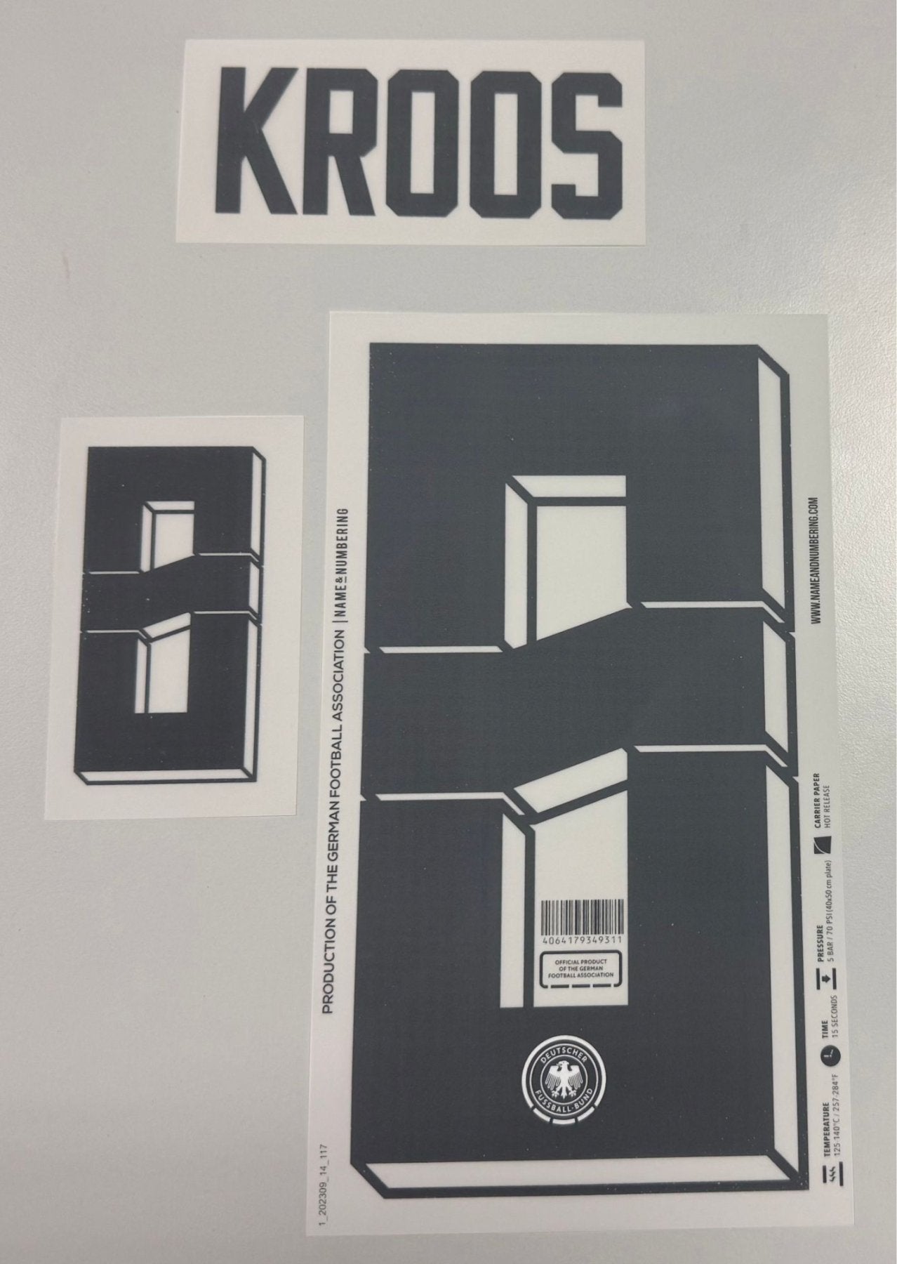 Original EURO 2024 DFB Deutschland Home Trikot - Flock - KROOS 8 - sportiger.de