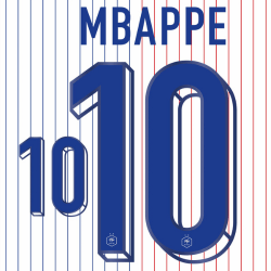 Original EURO 2024 FFF FRANKREICH Away Trikot - Flock - MBAPPE 10 - sportiger.de