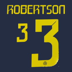 Original EURO 2024 SFA SCHOTTLAND Home Trikot - Flock - ROBERTSON 3 - sportiger.de