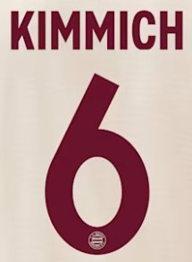 Original FC Bayern München 3rd Trikot - Flock - KIMMICH 6 - sportiger.de