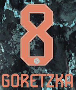 Original FC Bayern München Away Trikot - Flock - GORETZKA 8 - sportiger.de