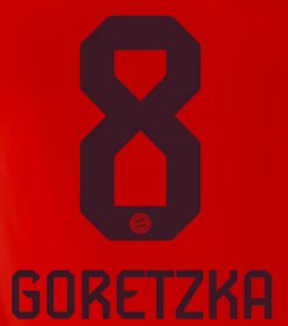 Original FC Bayern München Home Trikot - Flock - GORETZKA 8 - sportiger.de