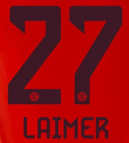 Original FC Bayern München Home Trikot - Flock - LAIMER 27 - sportiger.de