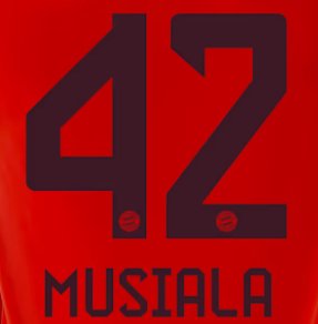 Original FC Bayern München Home Trikot - Flock - MUSIALA 42 - sportiger.de