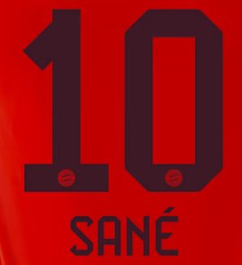 Original FC Bayern München Home Trikot - Flock - SANÉ 10 - sportiger.de