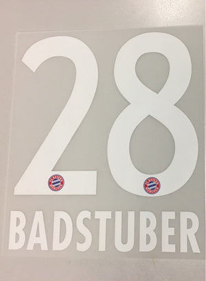 Original FC Bayern München Trikot - Flock 17cm - BADSTUBER 28 - sportiger.de