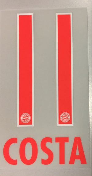 Original FC Bayern München Trikot - Flock 17cm - COSTA 11 - sportiger.de