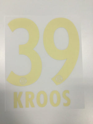 Original FC Bayern München Trikot - Flock 17cm - KROOS 39 - sportiger.de