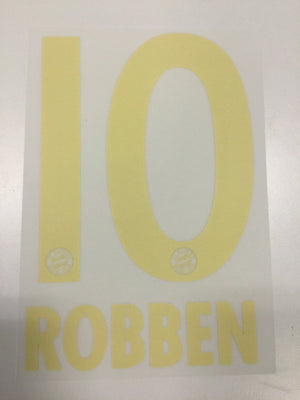 Original FC Bayern München Trikot - Flock 17cm - ROBBEN 10 - sportiger.de