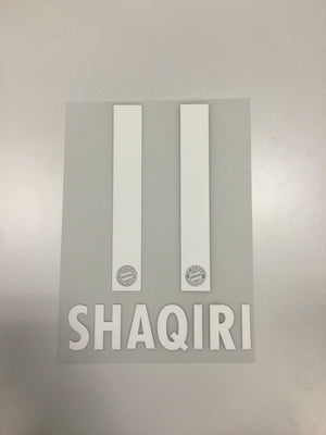 Original FC Bayern München Trikot - Flock 17cm - SHAQIRI 11 - sportiger.de