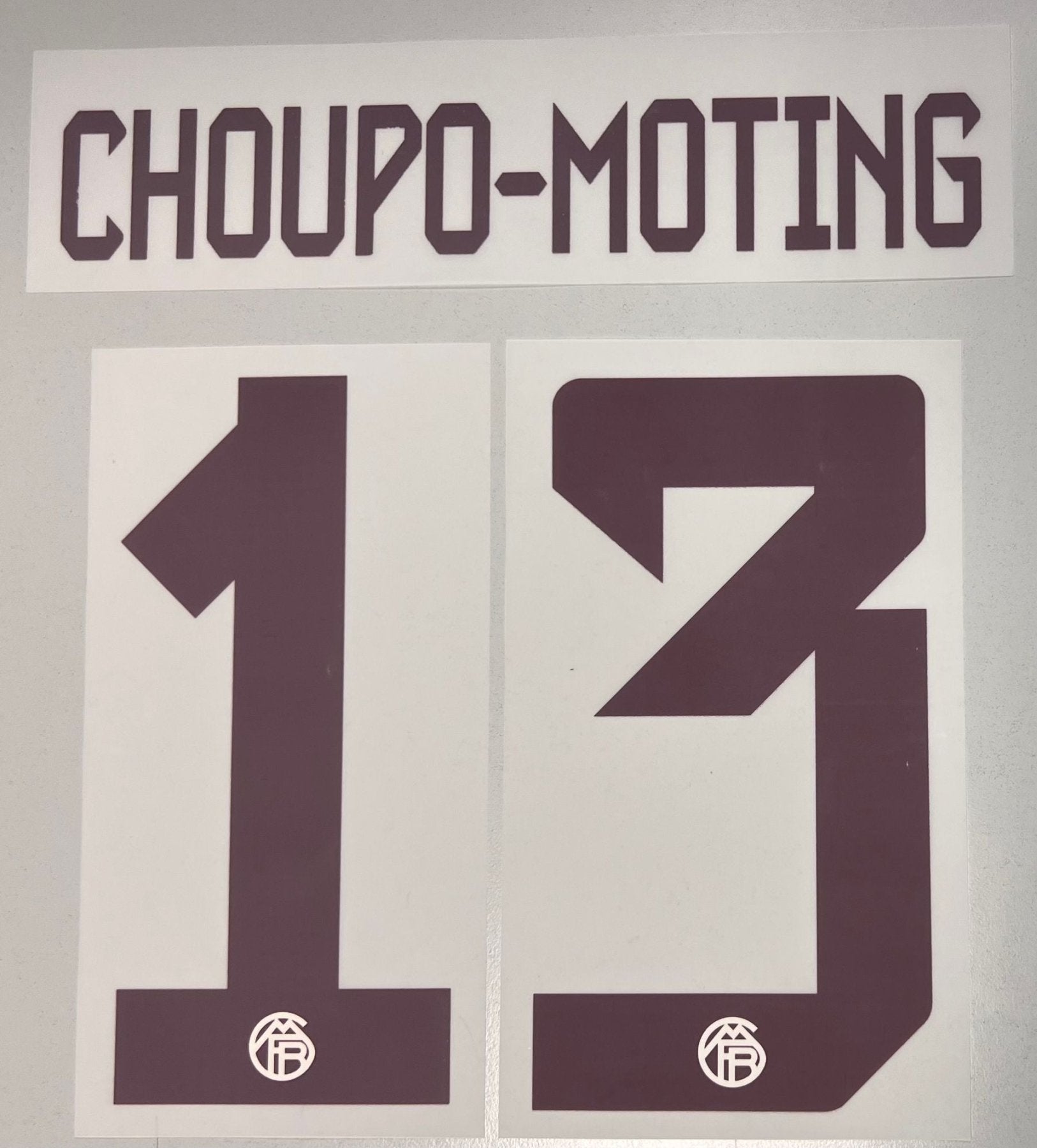 Original FC Bayern München Trikot - Flock 18cm - CHOUPO - MOTING 13 - sportiger.de