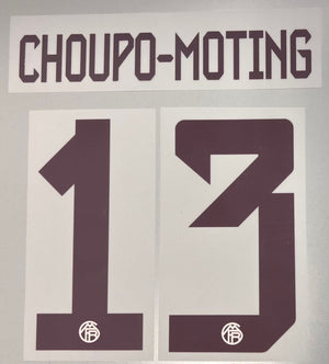 Original FC Bayern München Trikot - Flock 18cm - CHOUPO - MOTING 13 - sportiger.de