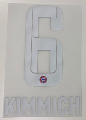 Original FC Bayern München Trikot - Flock 18cm - KIMMICH 6 - sportiger.de