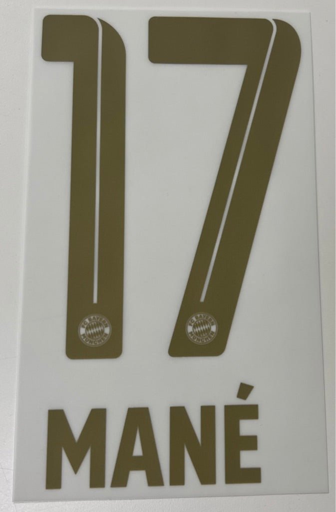Original FC Bayern München Trikot - Flock 18cm - MANÉ 17 - sportiger.de