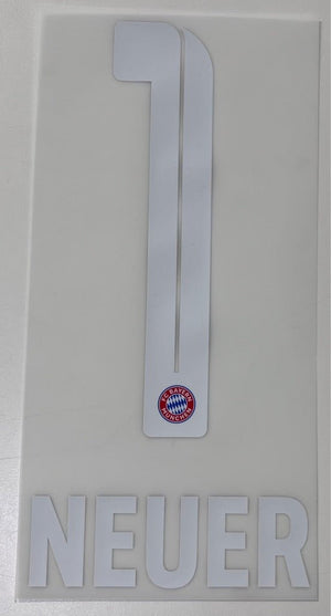 Original FC Bayern München Trikot - Flock 18cm - NEUER 1 - sportiger.de