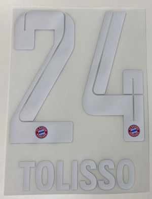 Original FC Bayern München Trikot - Flock 18cm - TOLISSO 24 - sportiger.de