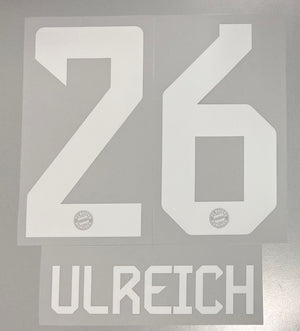 Original FC Bayern München Trikot - Flock 18cm - ULREICH 26 - sportiger.de