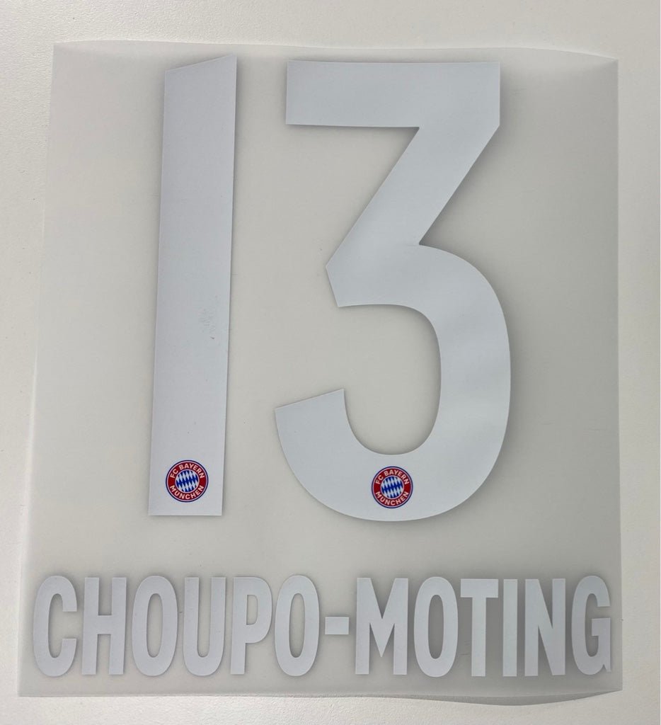 Original FC Bayern München Trikot - Flock 23cm - CHOUPO - MOTING 13 - sportiger.de