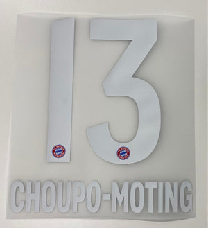 Original FC Bayern München Trikot - Flock 23cm - CHOUPO - MOTING 13 - sportiger.de