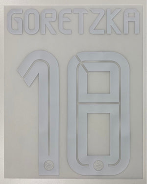 Original FC Bayern München Trikot - Flock 23cm - GORETZKA 18 - sportiger.de