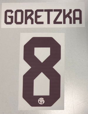 Original FC Bayern München Trikot - Flock 23cm - GORETZKA 8 - sportiger.de