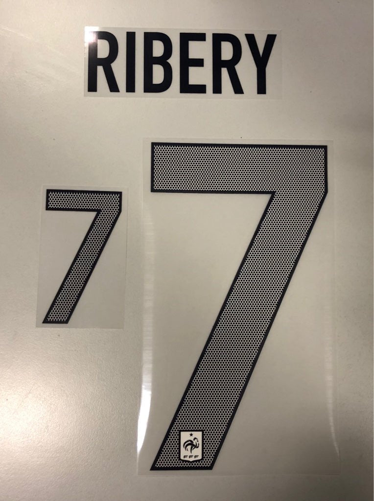 Original Frankreich Trikot - Flock 25cm - RIBÉRY 7 - sportiger.de