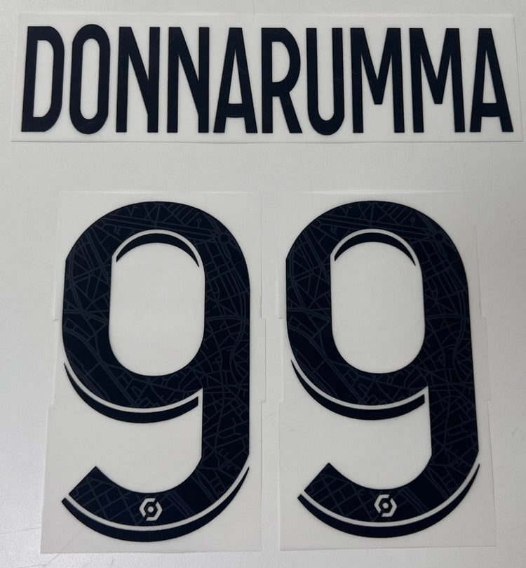 Original Paris Saint - Germain Trikot - Flock 20cm - DONNARUMMA 99 - sportiger.de