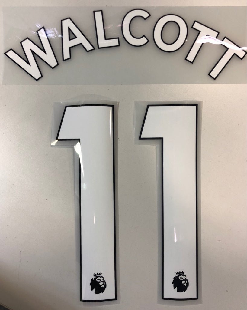 Original Premier League Trikot - Flock 23cm - WALCOTT 11 - sportiger.de