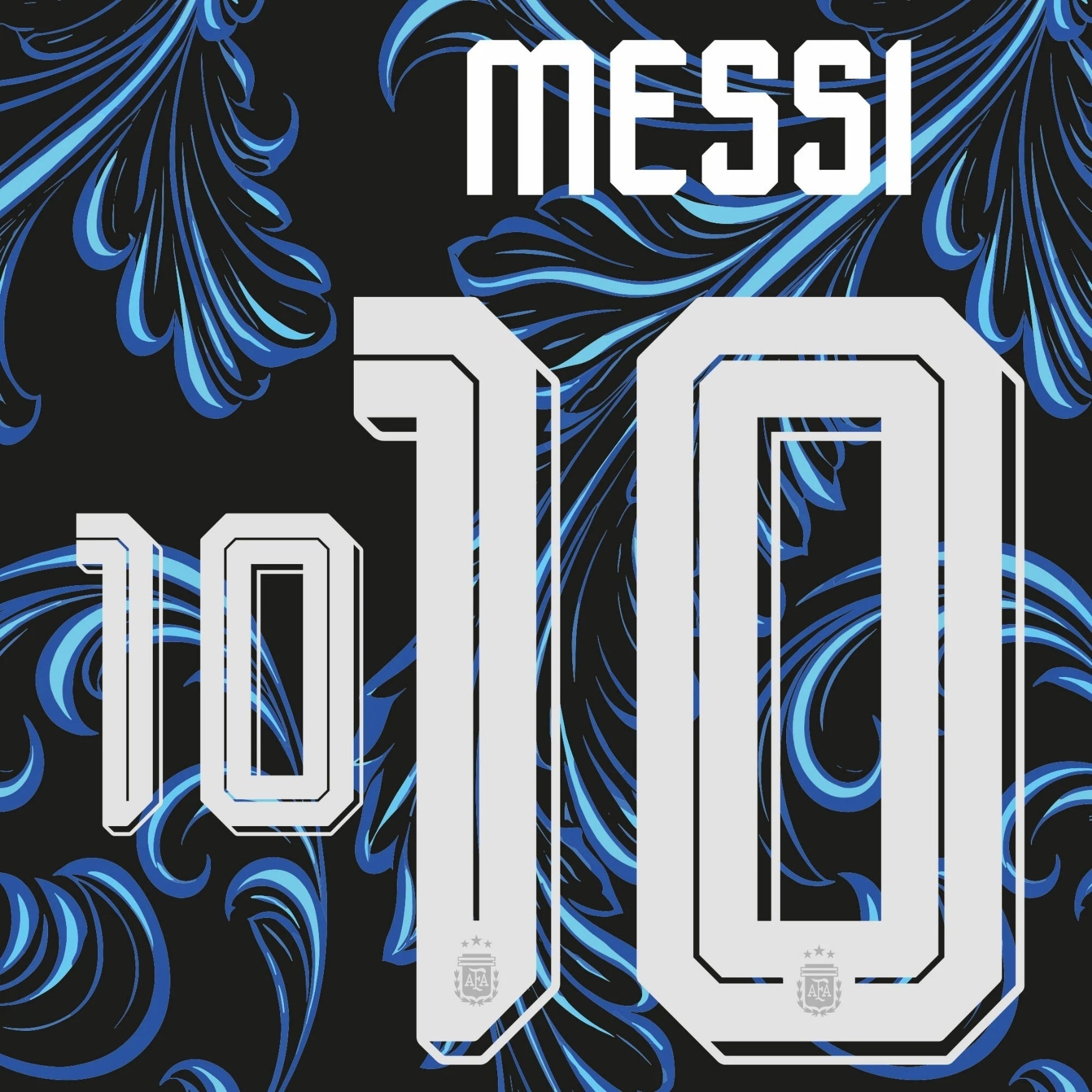 Original Trikot - Flock AFA ARGENTINIEN Away WM 2026 - 10 MESSI - sportiger.de
