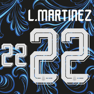 Original Trikot - Flock AFA ARGENTINIEN Away WM 2026 - 22 L. MARTINEZ - sportiger.de
