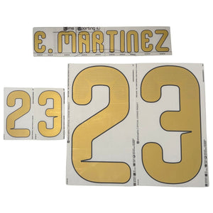 Original Trikot - Flock AFA x MESSI ARGENTINIEN Abschiedstrikot 2026 - #23 E. MARTINEZ - sportiger.de