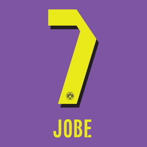 Original Trikot - Flock BVB BORUSSIA DORTMUND 3rd 26 / 27 - #7 JOBE - sportiger.de