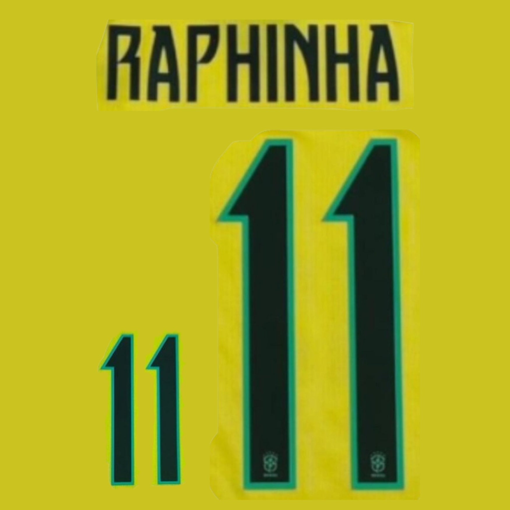 Original Trikot - Flock CBF BRASILIEN Home WM 2026 - 11 RAPHINHA - sportiger.de