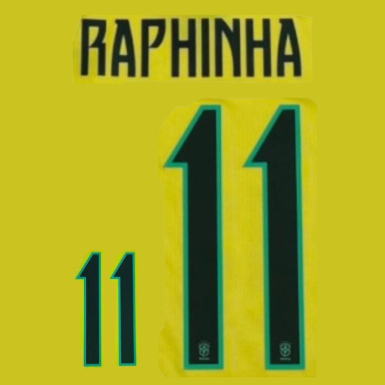 Original Trikot - Flock CBF BRASILIEN Home WM 2026 - 11 RAPHINHA - sportiger.de
