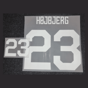 Original Trikot - Flock DBU DÄNEMARK x HALO 24 / 25 - 23 HOJBJERG - sportiger.de