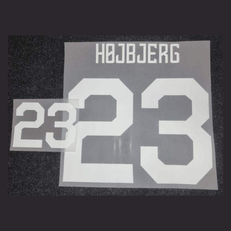 Original Trikot - Flock DBU DÄNEMARK x HALO 24 / 25 - 23 HOJBJERG - sportiger.de