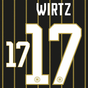 Original Trikot - Flock DFB DEUTSCHLAND 3rd 2026 - #17 WIRTZ - sportiger.de