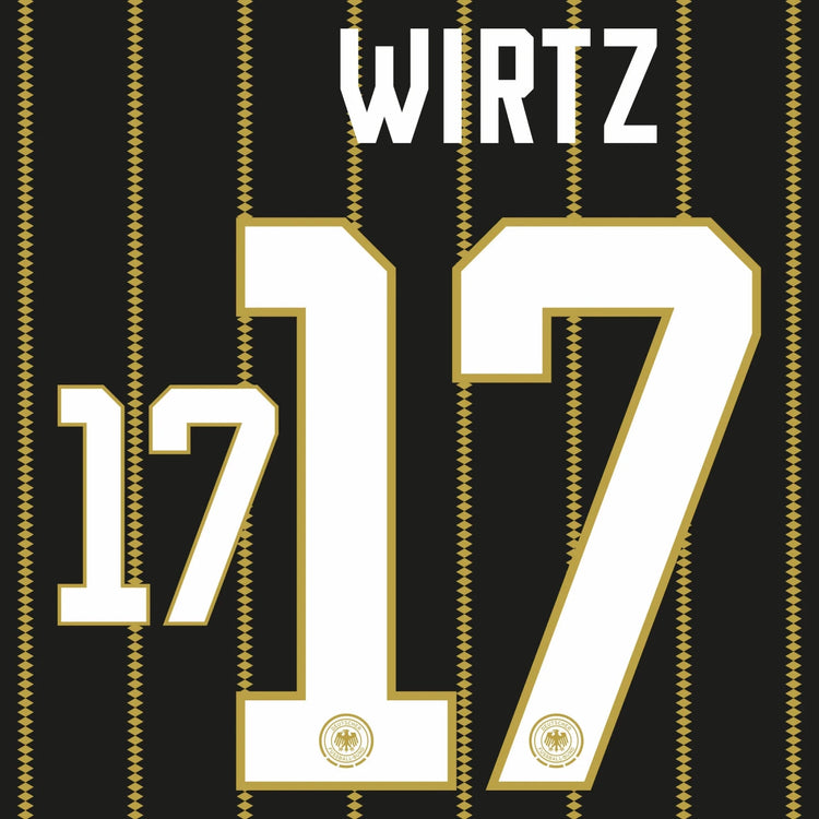 Original Trikot - Flock DFB DEUTSCHLAND 3rd 2026 - #17 WIRTZ - sportiger.de