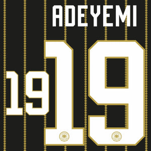 Original Trikot - Flock DFB DEUTSCHLAND 3rd 2026 - #19 ADEYEMI - sportiger.de