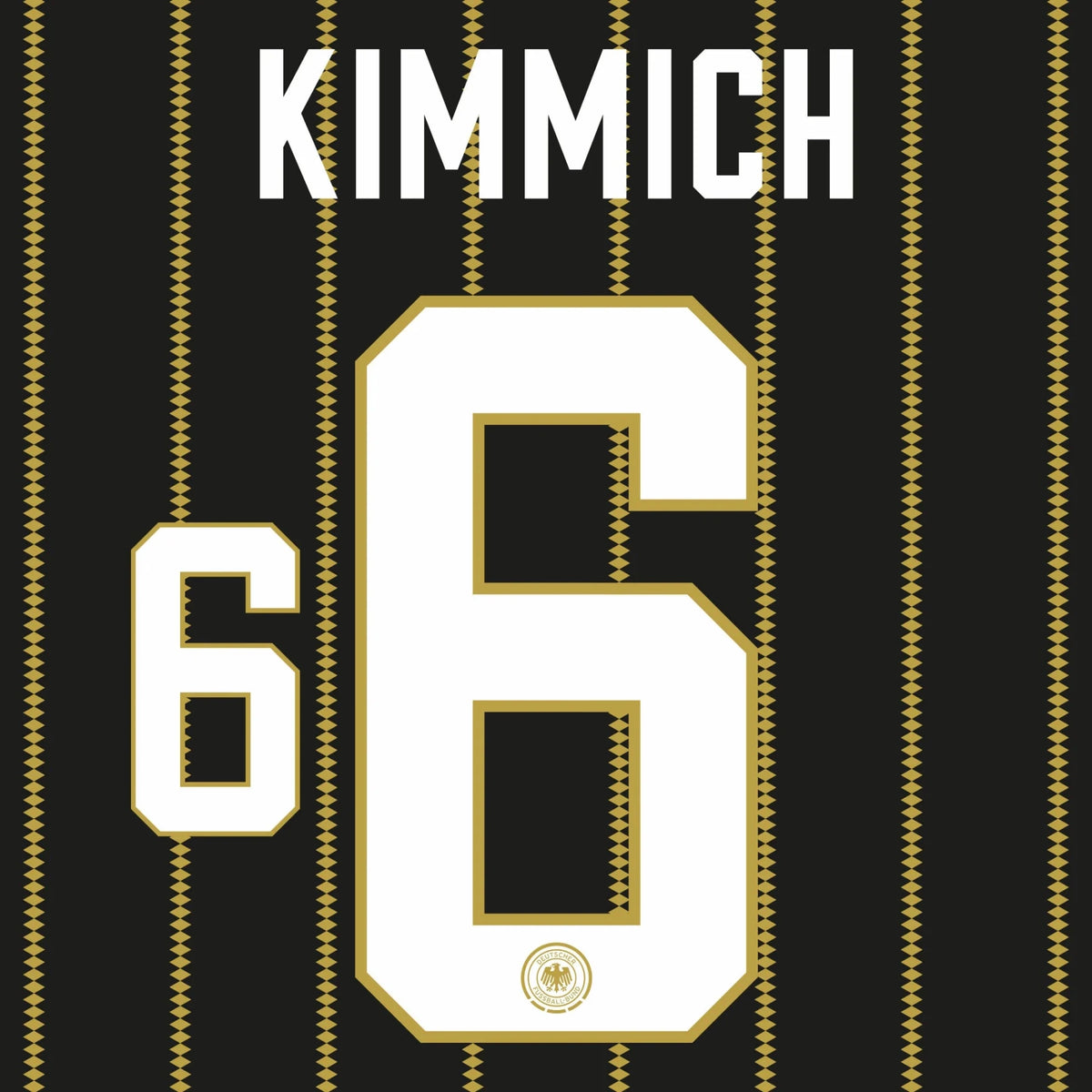 Original Trikot - Flock DFB DEUTSCHLAND 3rd 2026 - #6 KIMMICH - sportiger.de