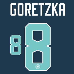 Original Trikot - Flock DFB DEUTSCHLAND Away WM 2026 - 8 GORETZKA - sportiger.de