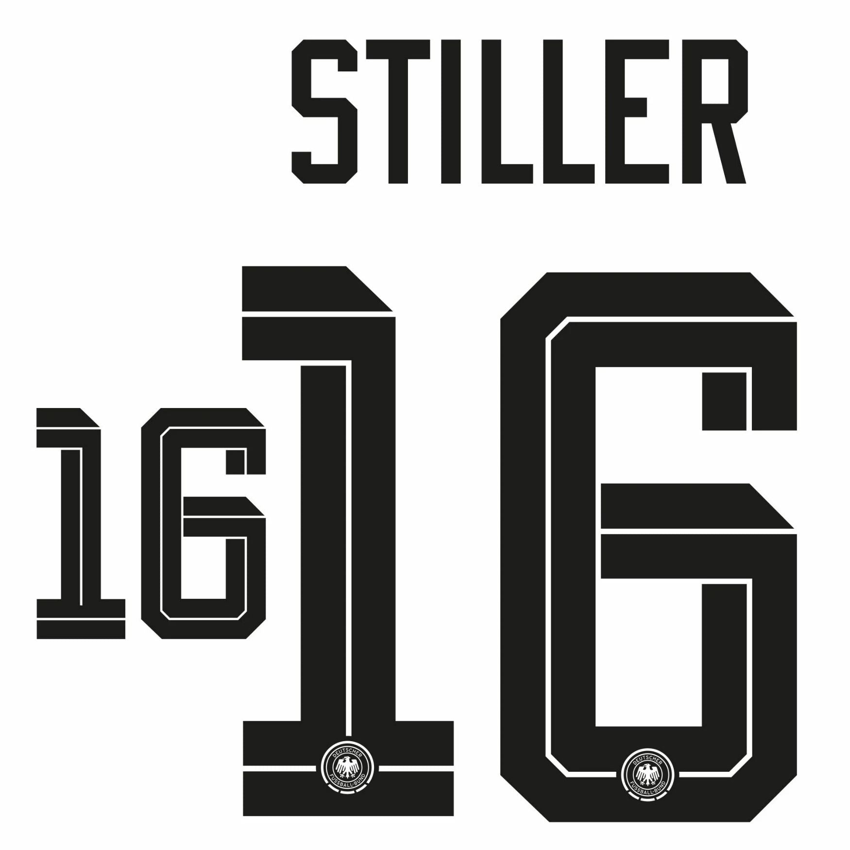 Original Trikot - Flock DFB DEUTSCHLAND Home WM 2026 - 16 STILLER - sportiger.de