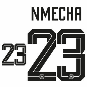 Original Trikot - Flock DFB DEUTSCHLAND Home WM 2026 - 23 NMECHA - sportiger.de